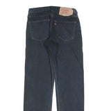 LEVI'S 501 Mens Jeans Black Regular Straight Denim W28 L32 Classic Cotton Blend