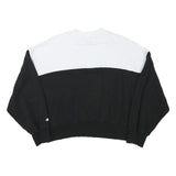 FILA Womens Black & White Crew Neck M Cotton Blend Sweatshirt Casual Pullover
