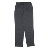 LUTTEURS Mens Cotton Blend Black Pinstripe Regular Fit Trousers W32 L32