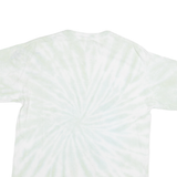 PINK FLOYD Mens White Tie Dye Graphic T-Shirt L Short Sleeve Crew Neck Division