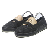 ETIMES Womens Slip-On Shoes Black Synthetic UK 6.5 Comfortable Casual Wear