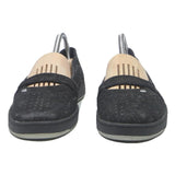 ETIMES Womens Slip-On Shoes Black Synthetic UK 6.5 Comfortable Casual Wear