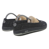 ETIMES Womens Slip-On Shoes Black Synthetic UK 6.5 Comfortable Casual Wear