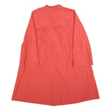 ZARA BASIC Womens Red Jacket XS Cotton Button Closure Classic Fit Plain