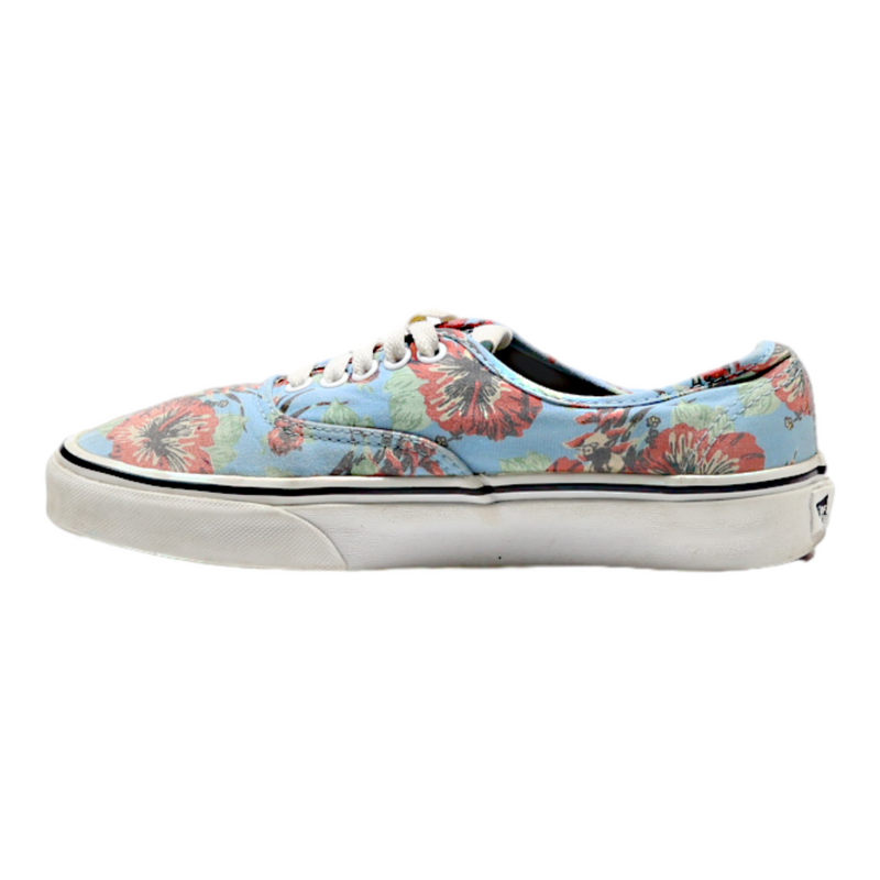VANS STAR WARS Floral Sneaker Trainers Blue Canvas Womens UK 6