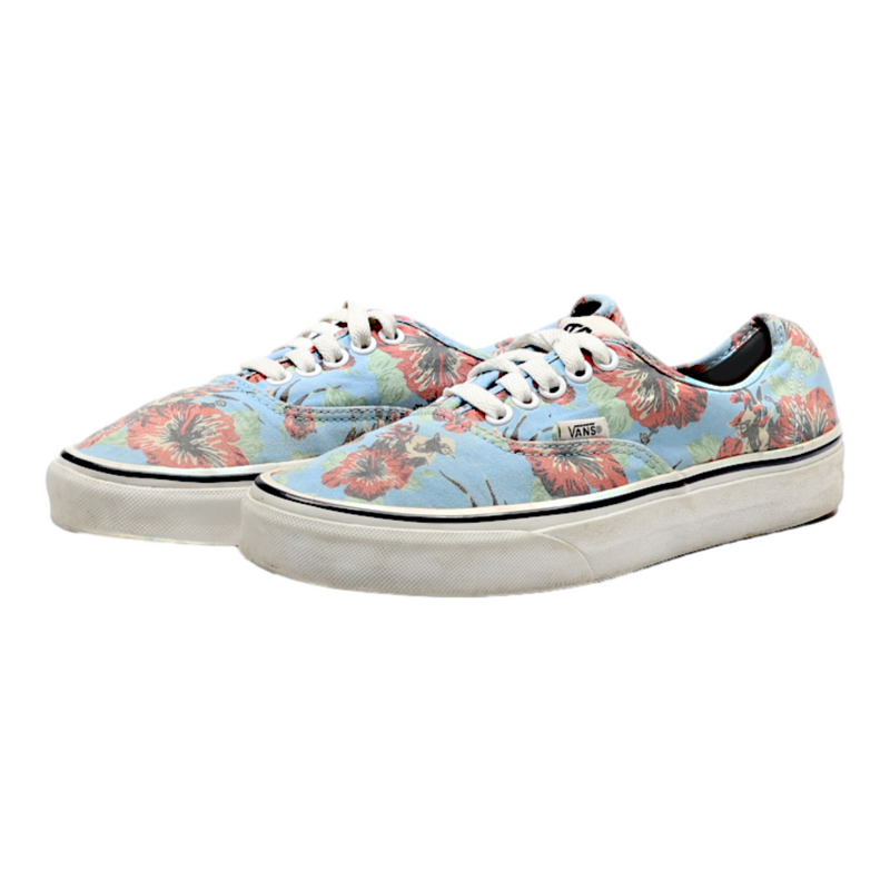 VANS STAR WARS Floral Sneaker Trainers Blue Canvas Womens UK 6