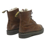 DR MARTENS 1460 Womens Lace-Up Leather Brown UK 4 Classic Boots Durable