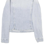 LEE Womens Blue Cotton Denim Jacket M Button Closure Classic Fit Casual