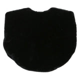 Womens Black Faux Fur Jacket M Polyester Blend Plush Soft Fabric Easy Wear