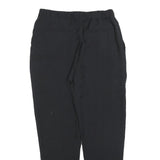 ALL SAINTS Womens Black Slim Fit Trousers W26 L26 Zip Polyester Blend