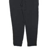ALL SAINTS Womens Black Slim Fit Trousers W26 L26 Zip Polyester Blend