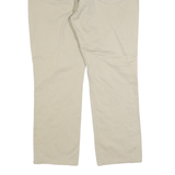 LEVI'S Mens Cotton Blend Beige Regular Straight Trousers W38 L30 Classic Zip
