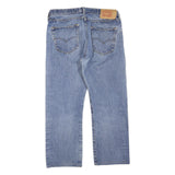 LEVI'S 501 Mens Jeans Blue Regular Straight Denim Light W36 L26 Classic Fit
