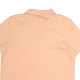 CALVIN KLEIN Mens Peach Short Sleeve Plain XL Cotton Polo Shirt Casual Wear
