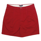 CHAPS Mens Shorts Red Casual Classic XL W34 Pocketed Cotton Blend