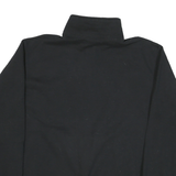 CHAMPION Mens Black Illinois Tech Half Zip M Sweatshirt Cotton Blend Pullover