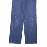 DICKIES Mens Blue Regular Fit Denim Jeans W28 L30 Workwear Utility Pocket Zip