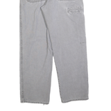 DICKIES Mens Regular Fit Grey Cotton Blend Denim Jeans W32 L30 Workwear Zip