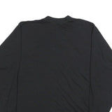 Mens Black & Yellow Modern L Long Sleeve Crew Neck ARMY Print Top