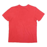 NIKE Mens Red Just Do It Graphic T-Shirt L Short Sleeve Crew Neck Cotton Blend