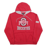 COLOSSEUM Mens Red Ohio State Buckeyes Pullover Hoodie M Cotton Blend