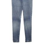LEVI'S Womens Jeans Blue Slim Skinny Denim Medium W24 L29 Distressed Cotton