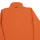 JACK WOLFSKIN Womens Orange Softshell Jacket UK 12 Polyester Blend Zip Outdoor