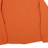 JACK WOLFSKIN Womens Orange Softshell Jacket UK 12 Polyester Blend Zip Outdoor