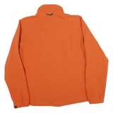 JACK WOLFSKIN Womens Orange Softshell Jacket UK 12 Polyester Blend Zip Outdoor