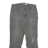 CARHARTT Mens Cotton Blend Grey Relaxed Straight Trousers W32 L29 Workwear