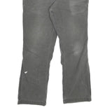 CARHARTT Mens Cotton Blend Grey Relaxed Straight Trousers W32 L29 Workwear