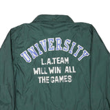 EAGLE FORCE Mens Green University Team Varsity Zip Jacket M Polyester Blend