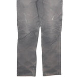 CARHARTT Mens Cotton Blend Grey Relaxed Fit Straight Trousers W34 L33 Workwear