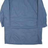 SPILAY Mens Blue Classic Jacket L Polyester Blend Button Plain