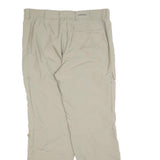 SCHOFFEL Womens Beige Regular Fit Zip Trousers W34 L32 Lightweight Outdoor