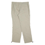 SCHOFFEL Womens Beige Regular Fit Zip Trousers W34 L32 Lightweight Outdoor