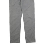 LEVI'S Mens Slim Grey Cotton Blend Slim Straight Trousers W30 L30 Casual Wear