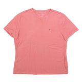 TOMMY HILFIGER Womens Pink Graphic T-Shirt L Short Sleeve Crew Neck Casual