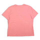 TOMMY HILFIGER Womens Pink Graphic T-Shirt L Short Sleeve Crew Neck Casual