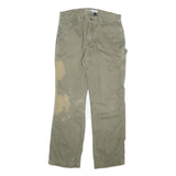 CARHARTT Mens Cotton Blend Relaxed Straight Trousers W33 L30 Workwear Utility