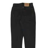 LEVI'S Womens Black Relaxed Straight Denim Medium W26 L29 Classic Zip Jeans
