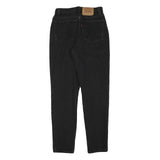 LEVI'S Womens Black Relaxed Straight Denim Medium W26 L29 Classic Zip Jeans