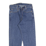 LEVI'S 505 Mens Jeans Blue Regular Straight Denim Medium W26 L25 Button Closure