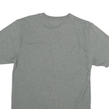 CARHARTT Mens Grey & Beige Logo Pocket T-Shirt S Short Sleeve Crew Neck Cotton