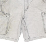 CARHARTT Mens Shorts Beige Casual Cargo M W32 Relaxed Fit Cotton Blend