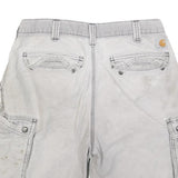 CARHARTT Mens Shorts Beige Casual Cargo M W32 Relaxed Fit Cotton Blend