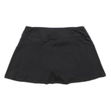 FILA Womens Black Mini Polyester Blend Plain UK 12 Sports Skort Activewear