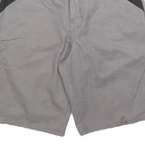 DICKIES Mens Shorts Grey & Black Casual Cotton Blend M W30 Workwear