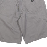 DICKIES Mens Shorts Grey & Black Casual Cotton Blend M W30 Workwear