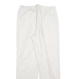 RIDERS Womens Cotton Blend White Regular Straight Trousers W30 L30 Comfortable